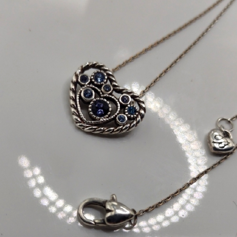 Brighton Halo Heart Petite Necklace NWO T